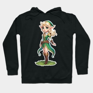 Elf Fantasy Illustration Hoodie